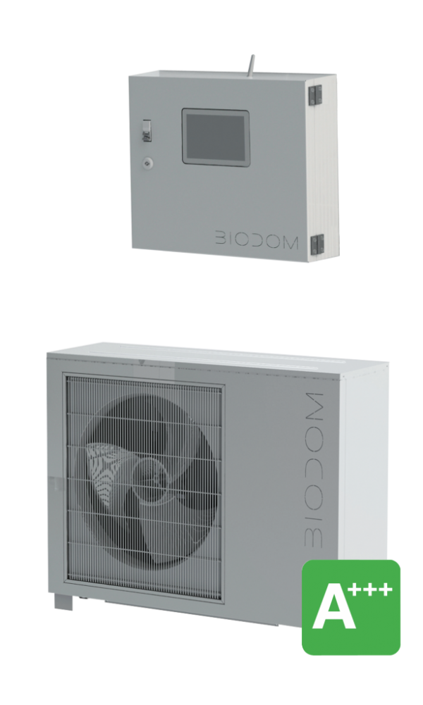 Biodom All-Electric Warmtepomp met controller